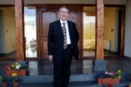 Former Peru president Alberto Fujimori