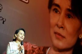 "Suu Kyi's denial of what Human Rights Watch has called "ethnic cleansing" and "crimes against humanity", deserves international scrutiny," writes Maung Zarni [AFP]