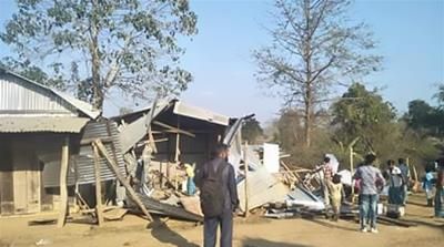 Nearly 3,000 people have been rendered homeless [Courtesy of Ain Uddin/Al Jazeera]