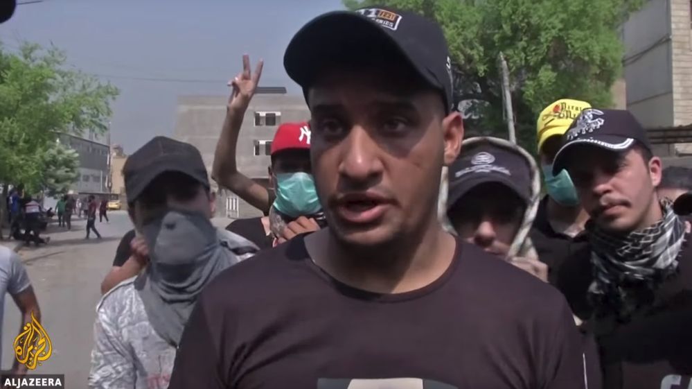 Thousands of mostly young men have headed the waves of protests, which have also convulsed several other Iraqi cities [Al Jazeera]