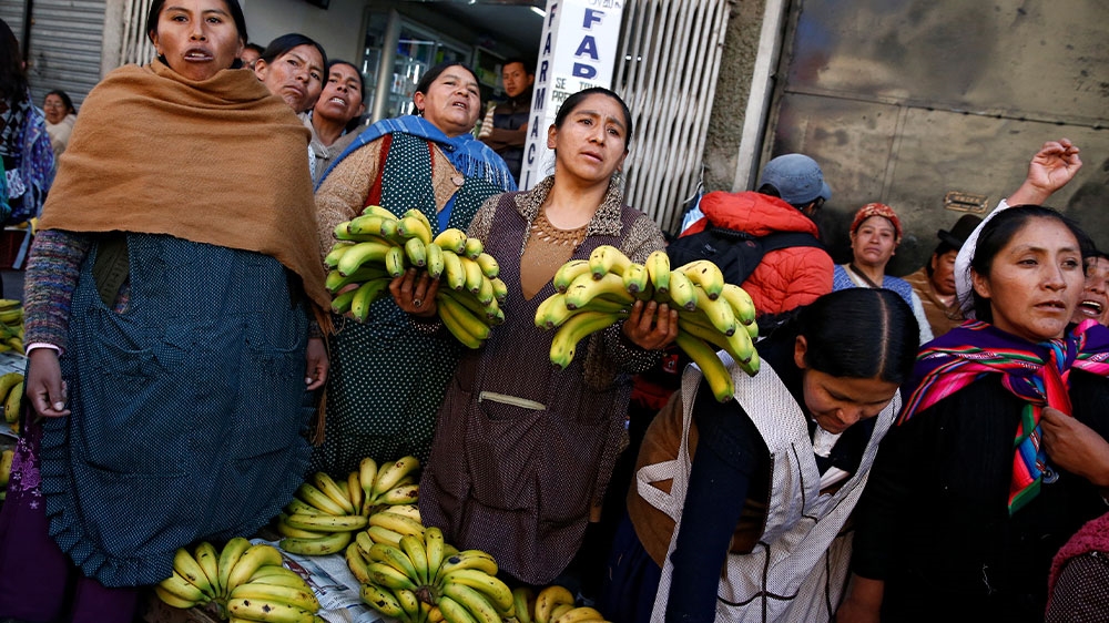 Morales protest
