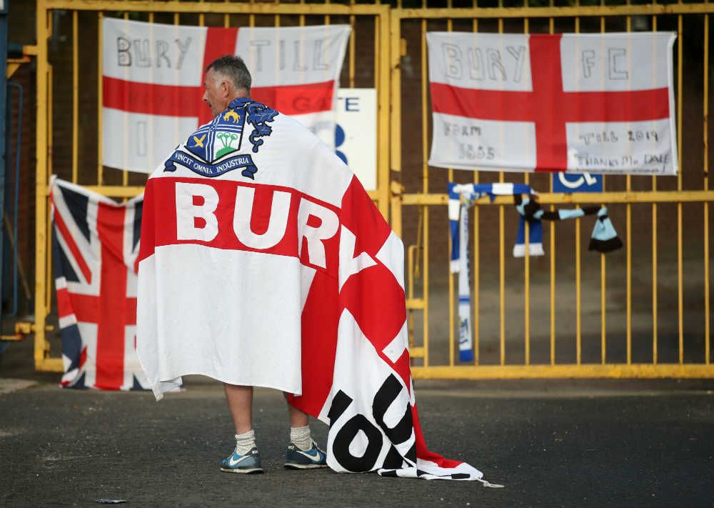 Football fans the world over feel for the Bury FC community