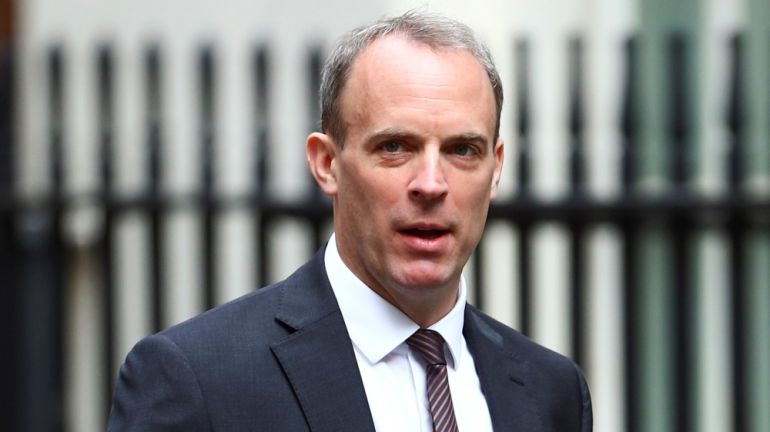 The UK’s Foreign Secretary Dominic Raab said the West would have to be pragmatic in its relations with the Taliban