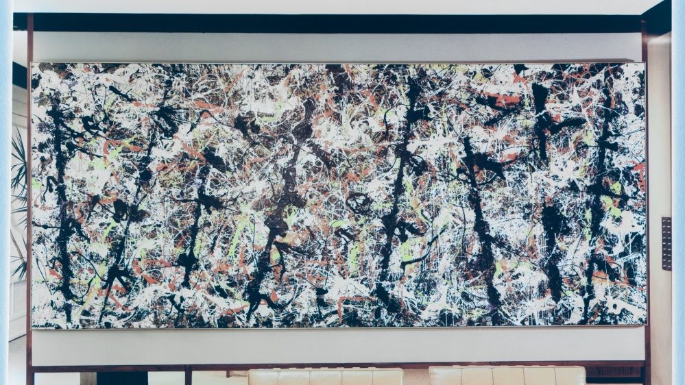 Blue Poles is arguably Jackson Pollock’s greatest work [Courtesy of National Gallery of Australia]