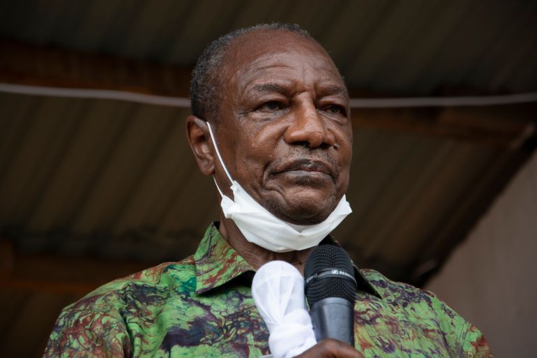 Conde became Guinea’s first democratically elected president in 2010