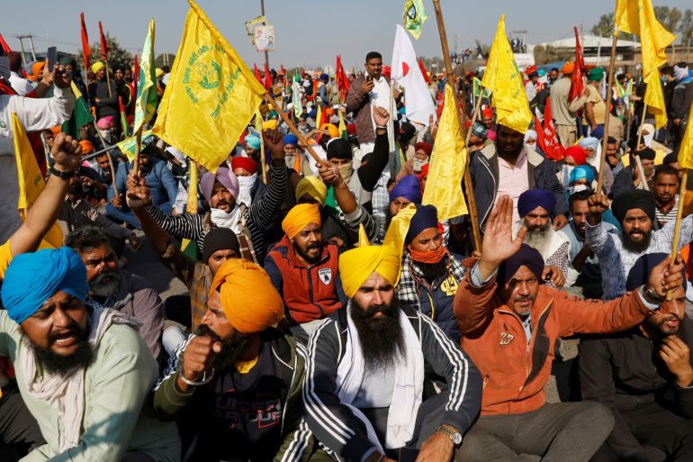 India farmers' protest