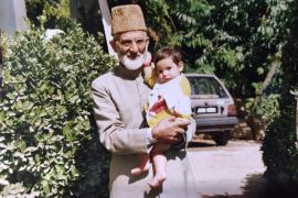Syed Ali Shah Geelani, one of the most prominent figures in the Kashmiri resistance movement, has been under house arrest in Indian-administered Kashmir for years [Photo courtesy of Ruwa Shah]