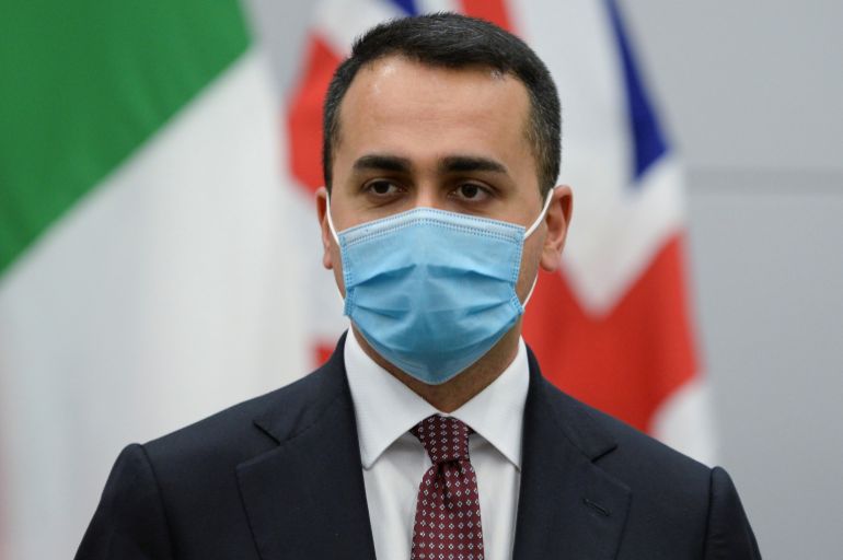 Italy’s Foreign Minister Luigi Di Maio