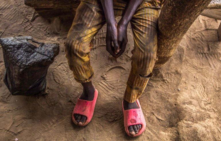 “I bought these slippers with the savings I made from coming to this shop.” – Waheed, 15, who is learning to make repairs to home generators