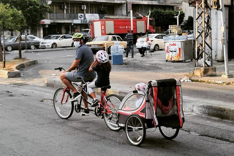 Cycling culture in Lebanon is spreading amid the economic catastrophe [Courtesy: Natheer Halawani]