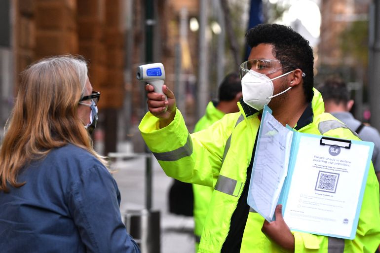 Australia has been forced to impose lockdowns because of the sluggish pace of its vaccination programme, one of the slowest among developed countries