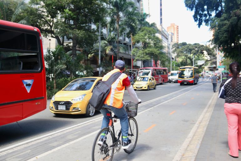 Medellin’s bike lanes are one of its initiatives to help the city become Latin America’s first ‘eco-city’
