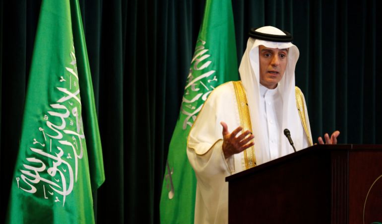 Saudi Foreign Minister Adel al-Jubeir told a media conference at the Saudi Embassy in Washington in 2016 that allegations of Saudi government involvement with the September 11 attacks were ‘unsubstantiated’