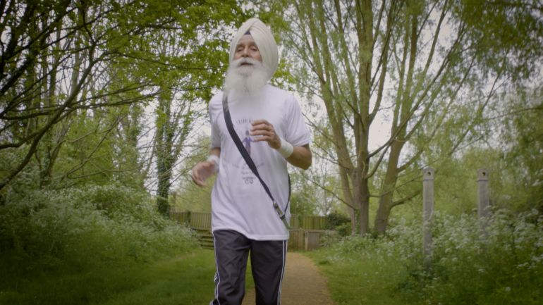 Rajinder Singh’s exercise videos went viral during lockdown last year [Photo courtesy of Minreet Kaur]