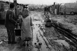A shantytown that housed Algerians near Nanterre on the outskirts of Paris [Hulton-Deutsch Collection/Corbis via Getty Images]