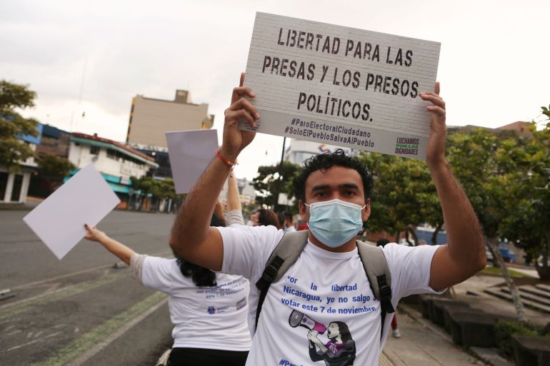 Dozens of Nicaraguan activists and opposition leaders have been forced into exile in recent years