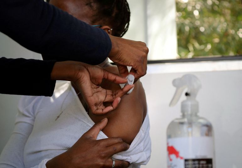 Only 11 percent of Africans are vaccinated, the lowest rate in the world