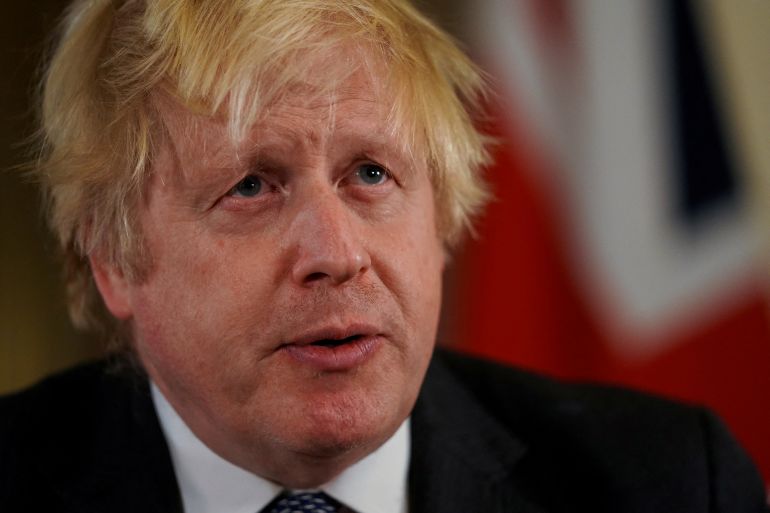 British Prime Minister Boris Johnson