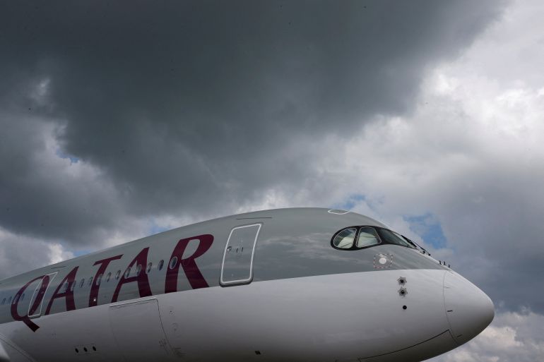 Qatar Airways plane