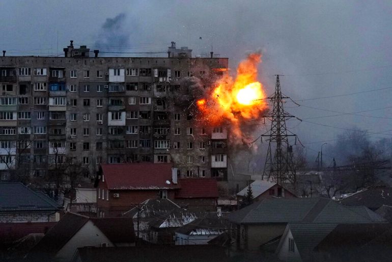Russian missiles have hit residential buildings in Mariupol