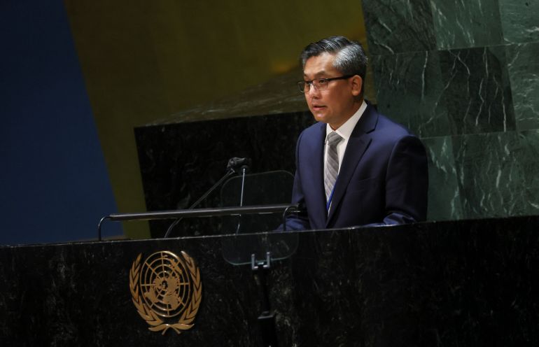 Myanmar’s Ambassador to the UN Kyaw Moe Tun is one of 33 people the military have stripped of their citizenship, making the announcements in state media