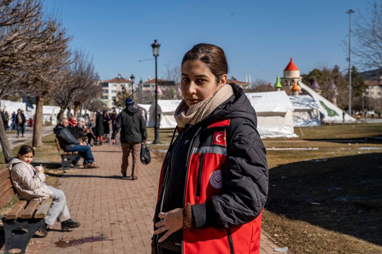 Ezgi Ala, 28, a social worker with Turkey’s Ministry of Family
