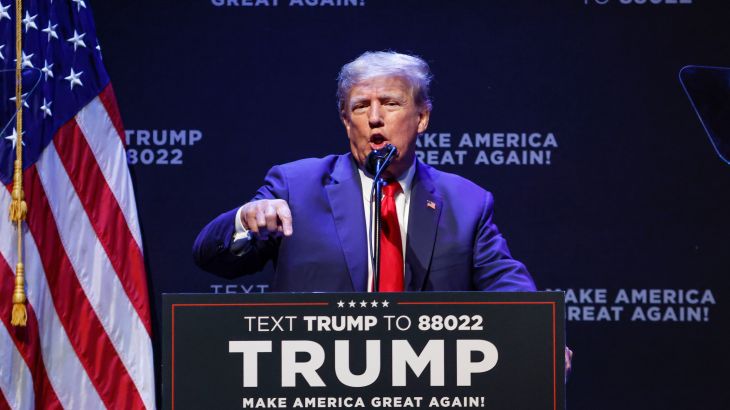 Former US President Donald Trump