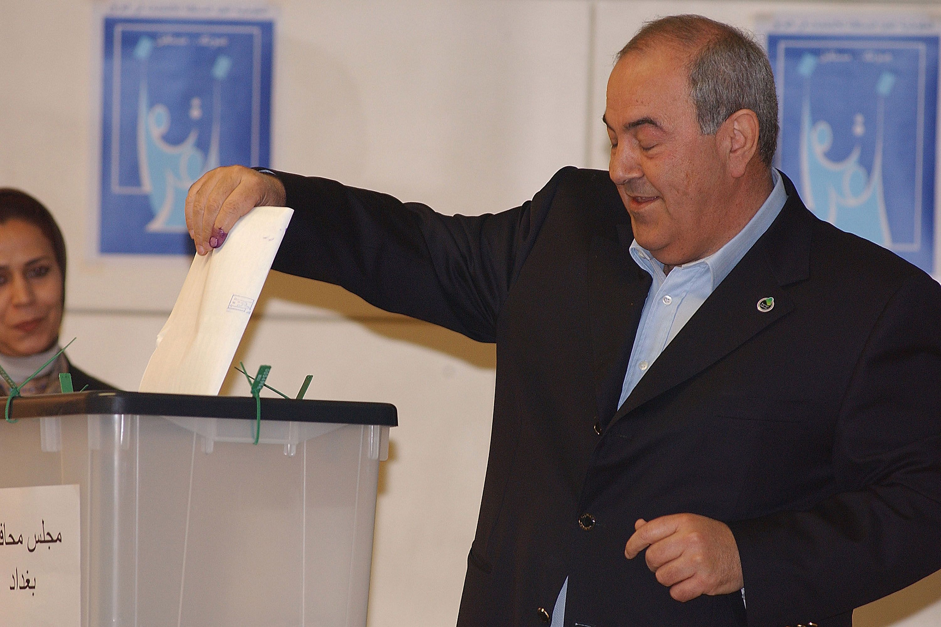 January 30, 2005 - "This is a historic moment for Iraq, a day when Iraqis can hold their heads high because they are challenging the terrorists and starting to write their future with their own hands." - Iyad Allawi, interim prime minister on the day Iraq held its first elections since the invasion.