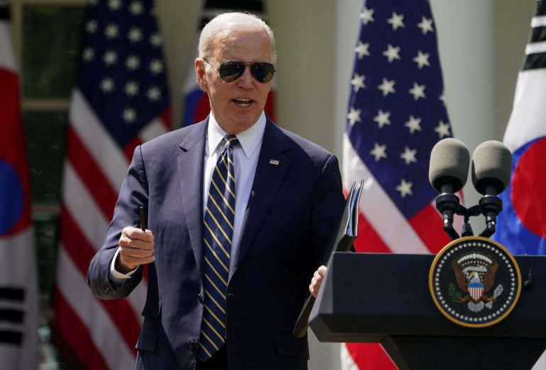 US President Joe Biden has said House Republicans have refused to raise the debt ceiling ‘unless I agree to all these wacko notions they have’