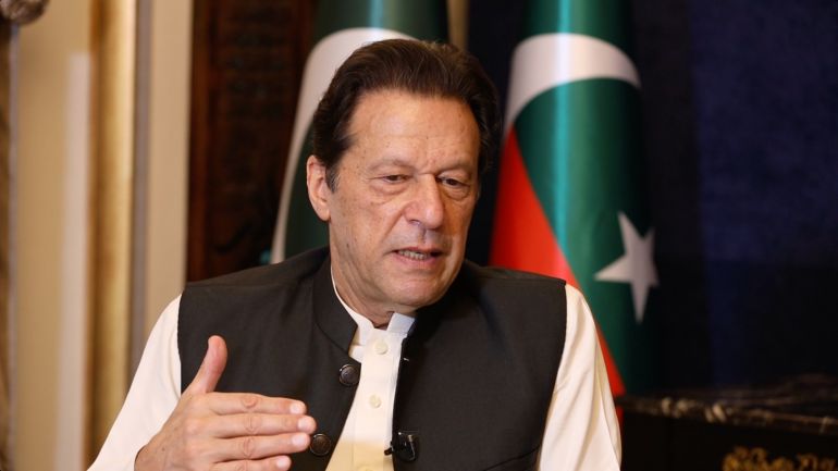 Khan was removed from power in April last year after losing a confidence vote in parliament [Al Jazeera]