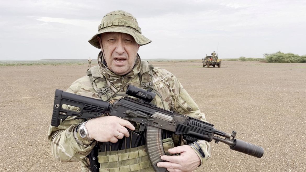 Yevgeny Prigozhin, chief of Russian private mercenary group Wagner