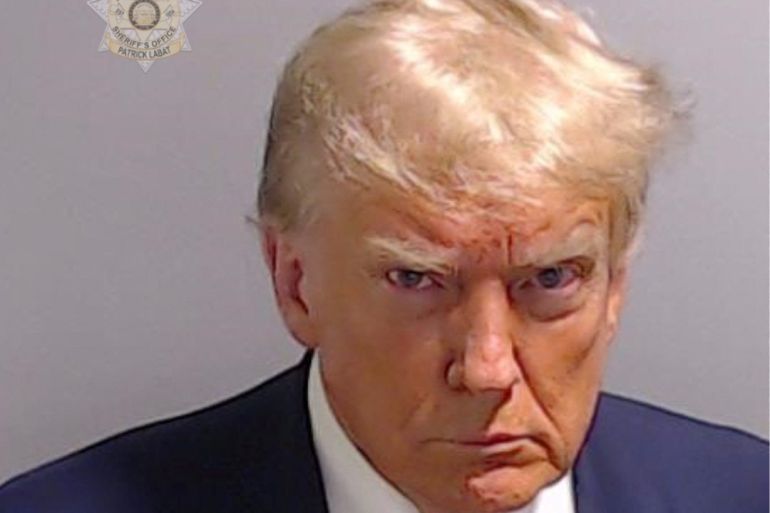 Trump mugshot