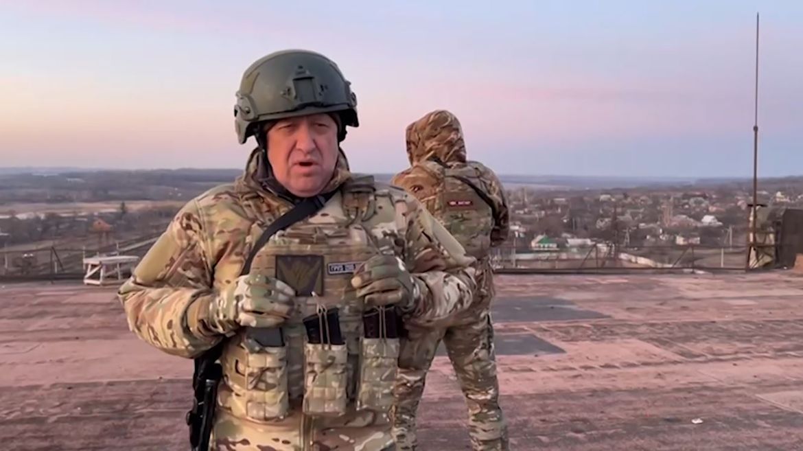 Yevgeny Prigozhin, chief of Russian private mercenary group Wagner
