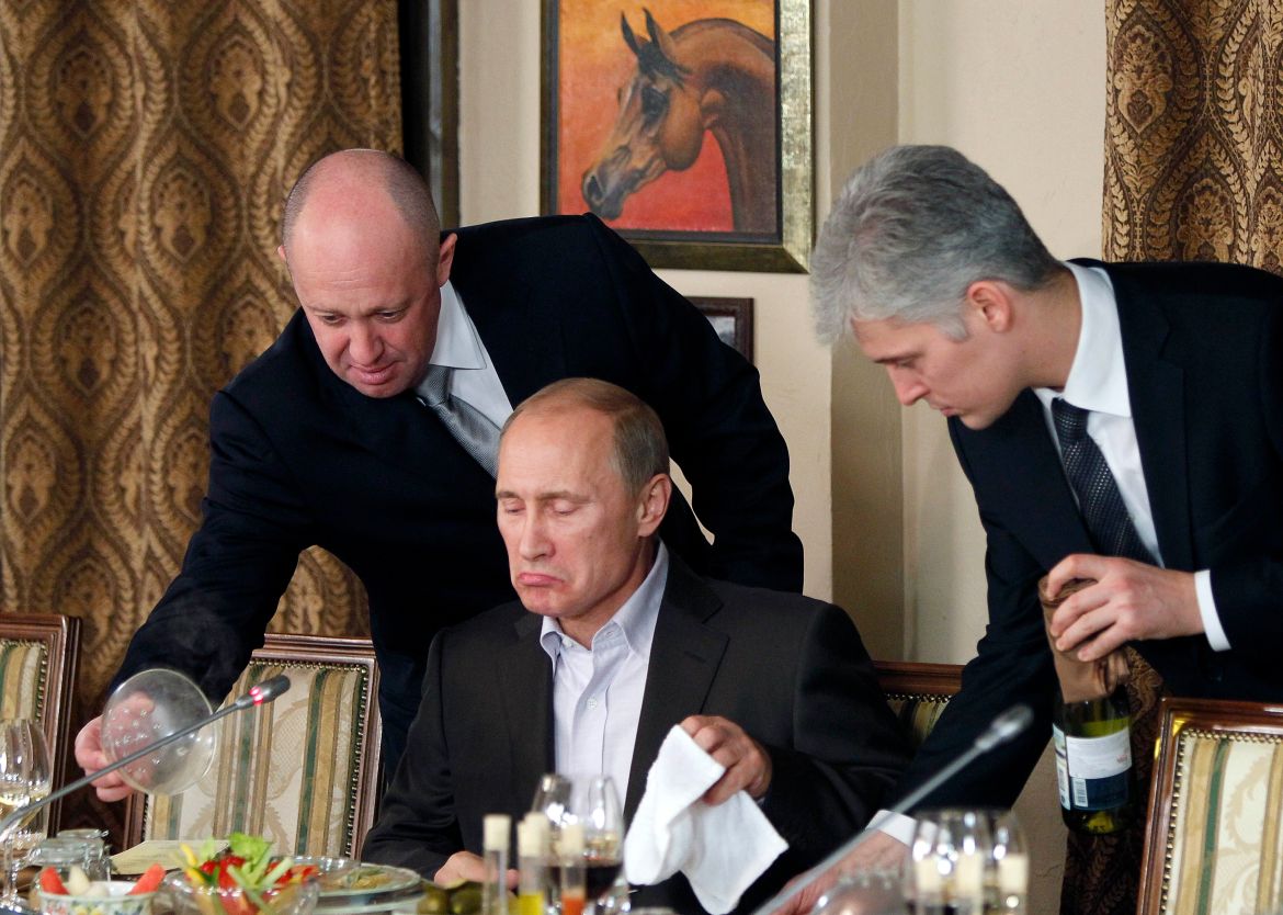 Yevgeny Prigozhin, chief of Russian private mercenary group Wagner