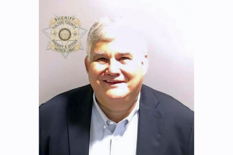 Shafer is the former chairman of the Georgia Republican Party [Fulton County Sheriff’s Office via AP Photo]