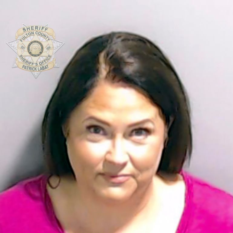 Hampton was a former election supervisor in Coffee County [Fulton County Sheriff’s Office via AP Photo]