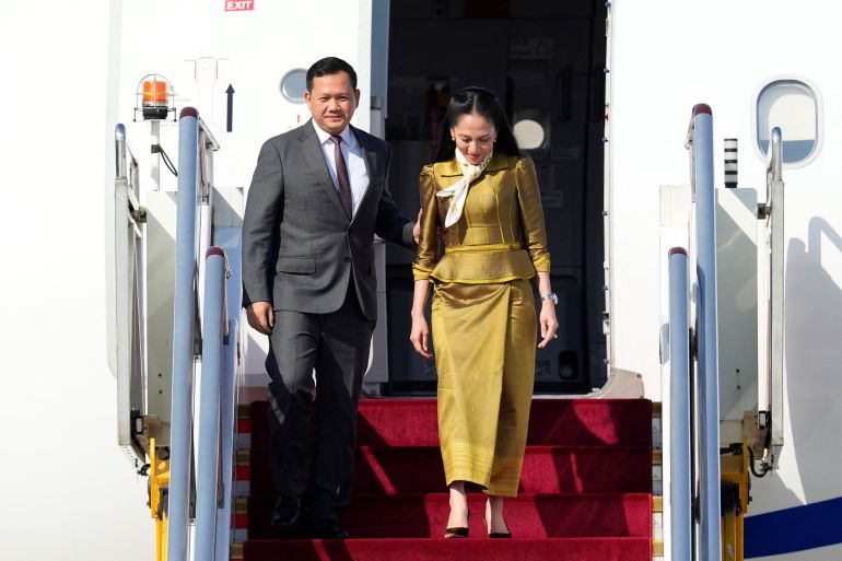 Cambodian Prime Minister Hun Manet was one of the first to arrive in Beijing