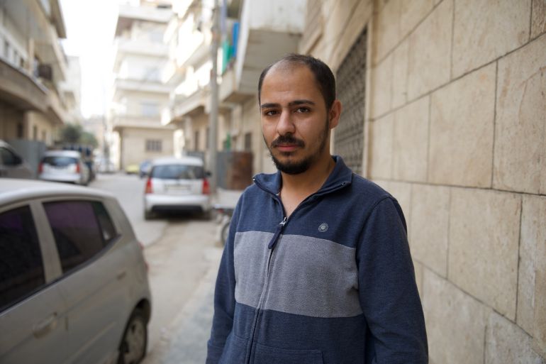 Ali al-Dalati was displaced with his family about six years ago from the village of Bassemeh, Syria, which was being bombed by regime forces, to the village of Deir Kanon