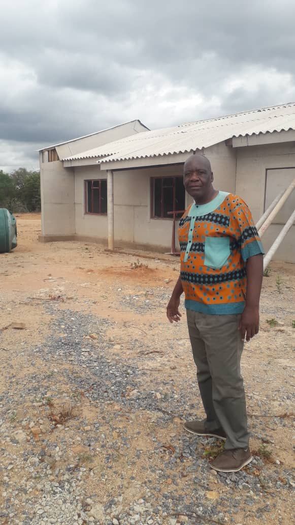 Courage Moyo, the headman of Gohole village