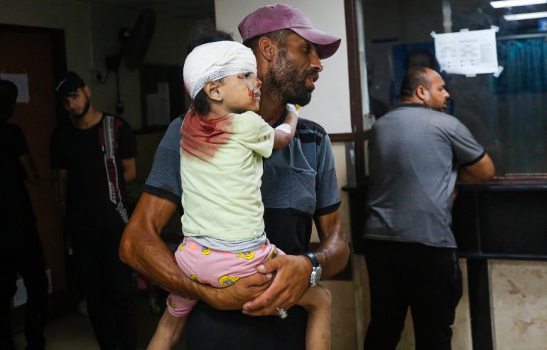 Palestinians including children injured after Israeli attack in Bureij refugee camp
