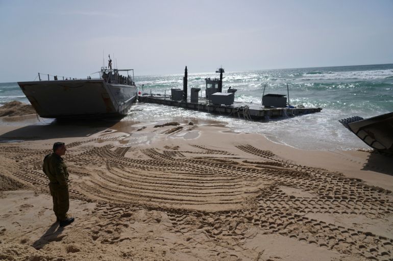 US pier Gaza