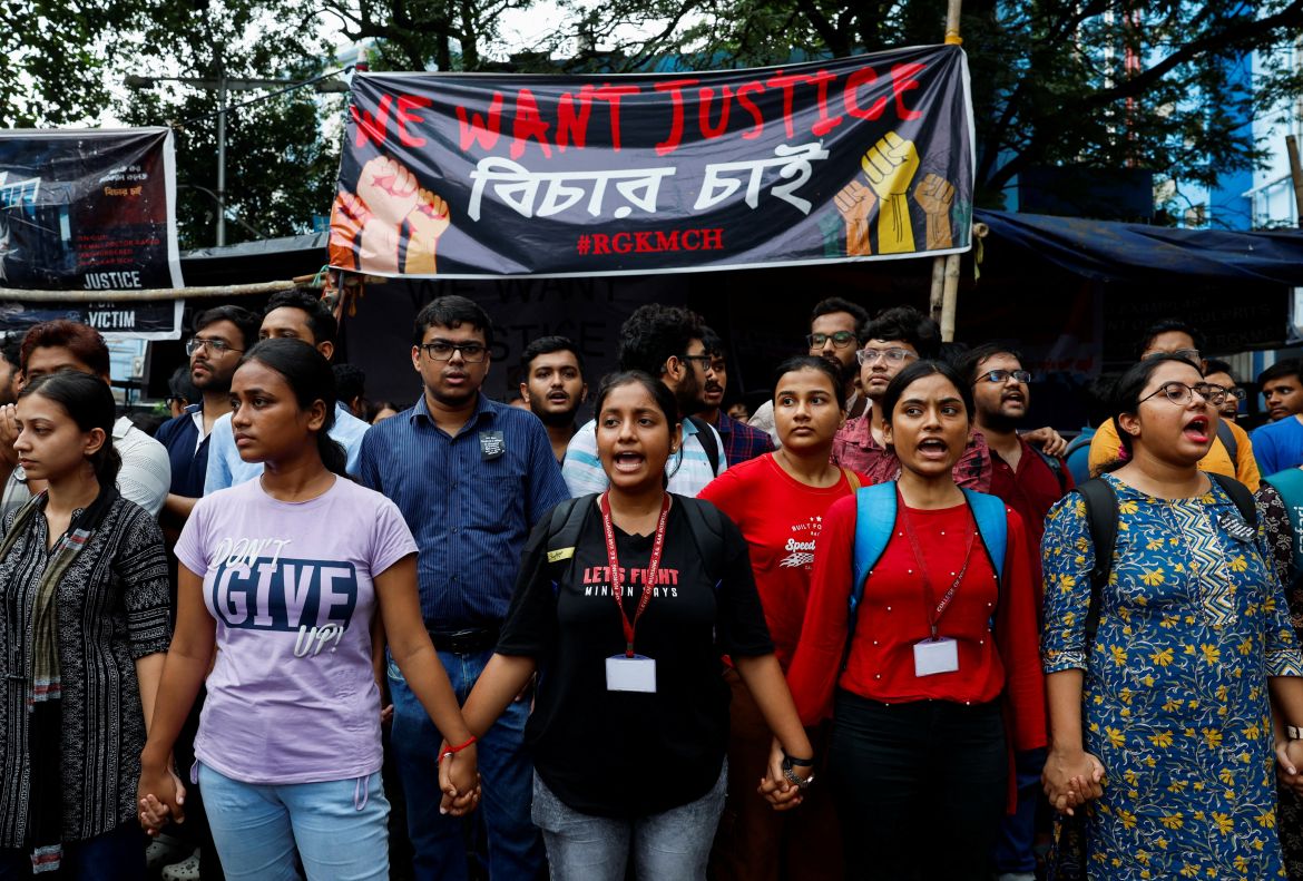 Protests escalate in India over gruesome rape of doctor