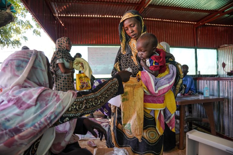 Three children have been born every minute in Sudan since the conflict began in 2023. [Mohamed Zakaria/MSF via Reuters]