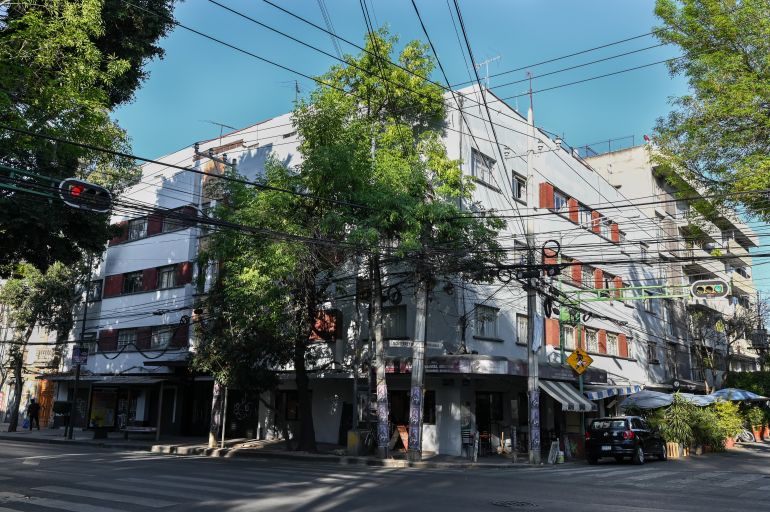 Monterrey 122, the apartment above the Bounty Bar where William Burroughs shot and killed Joan Vollmer