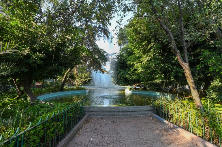 The Beats writers hung out and took drugs at the Plaza Luis Cabrera in Mexico City