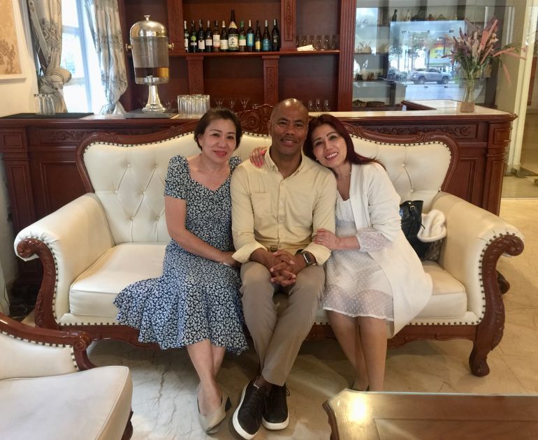 Canh Oxelson reunites with Vietnamese siblings [Courtesy of Cahn Oxelson]