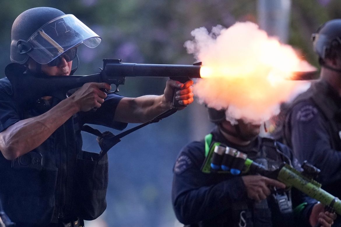 Protests intensify in Los Angeles as National Guard troops deploy