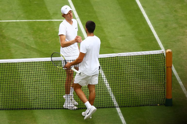 Sinner and Alcaraz will meet again on the iconic Centre Court at Wimbledon after their meeting in 2022