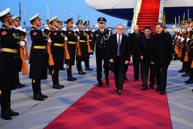 British Prime Minister Keir Starmer in Beijing, China