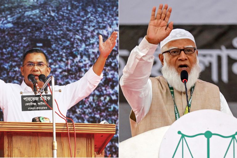 BNP's Tarique Rahman and Jamaat's Shafiqur Rahman